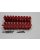 Abstandröllchen Großpackung (1000 Stück) rot mit Nägeln
