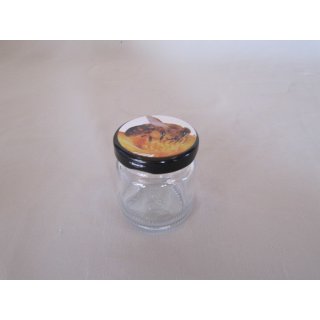 Rundglas 50ml mit Deckel TO 43mm Bienenmotiv (VE=48)