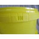 Honig-Eimer 12,5 kg Plastik gelb, ohne Aufdruck