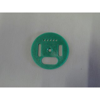 Flugloch-Drehscheibe Kunststoff 50mm grün