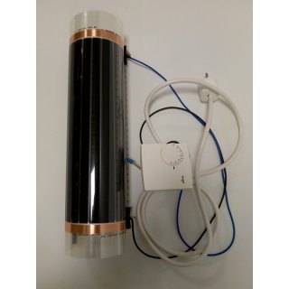 Heizfolie mit Thermostat, 40cm x 100cm, 220V/120Watt
