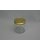 10er Pack-Rundglas 50ml mit Deckel TO 43mm gold