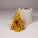 Gießform Weihnachtsbaum Krippe 10x 8 cm, Dochtst.8,...