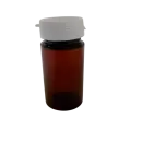 PET-Dose braun 100ml mit Deckel
