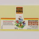 Honigglas-Etikett "Blüten" 125g -100...