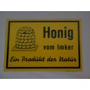 Werbeschild 70x50 cm "Honig vom Imker" / Ein...
