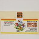 Honigglas-Etikett "Blüten" 250g -100...