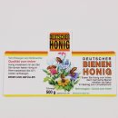 Honigglas-Etikett "Blüten" 500g -100...