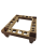 Beutenbock aus Kunststoff für 1 Magazinbeute 440x530mm Höhe 150mm