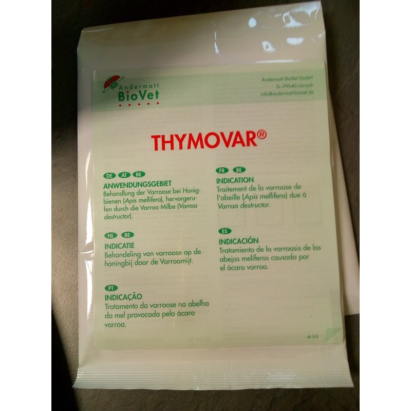 Thymovar Streifen zur Varroa Sommerbehandlung 2 x 5 Streifen 