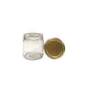 TO Glas 400ml lose mit TO82 Deckel Wabendekor ohne Biene