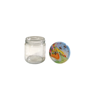 TO Glas 400ml lose mit TO82 Deckel Landschaftsmotiv