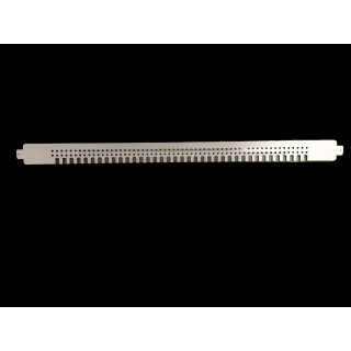Fluglochschieber Edelstahl, 420 mm breit x 27 mm