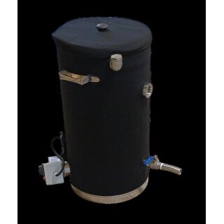 Wachsklärbehälter 37 Liter inkl. Isolationsjacke, 2 kw Heizung