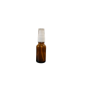 Tropfflasche braun, DIN 18, 20ml mit Zerstäubermontur