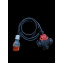 Starkstromkabel mit Verteiler 3 x 230 Volt