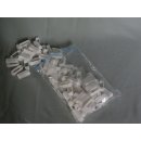 Zander Kreuzklemmen aus Plastik (100 Stück) weiß