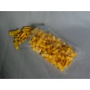 Zander Kreuzklemmen aus Plastik (100 Stück) gelb