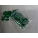 Zander Kreuzklemmen aus Plastik (100 Stück) grün